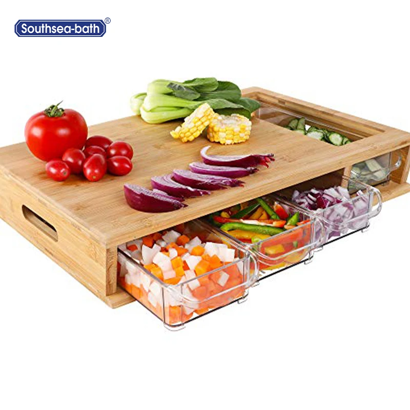 Wholesale Large Bamboo Wood Cutting Board Custom Logo Organic Kitchen Bamboo Cutting Board For Kitchen Chopping