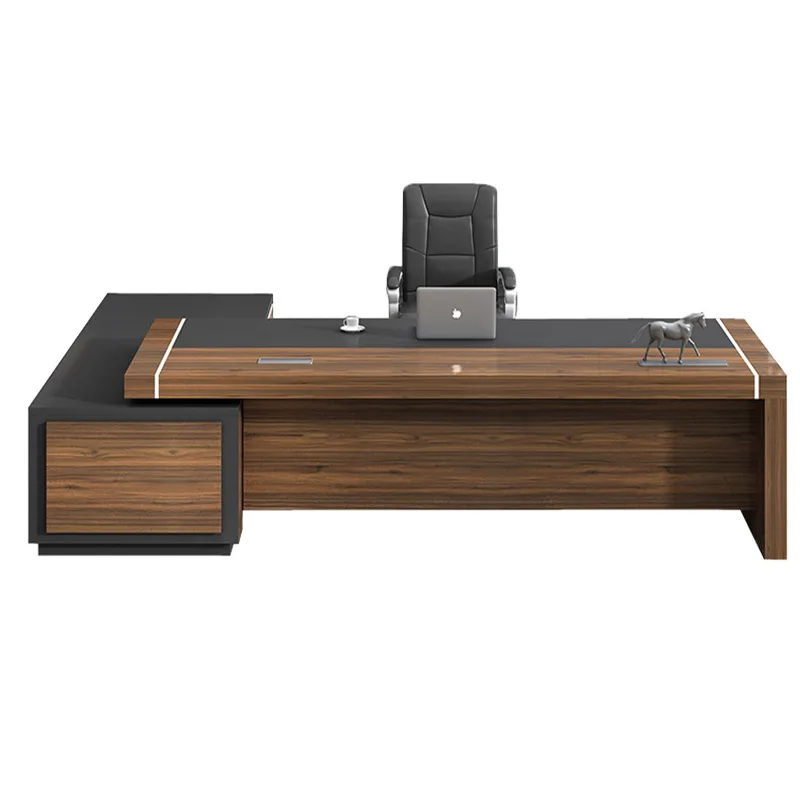 Office Furniture Simple Modern MDF Luxury CEO Executive Desk