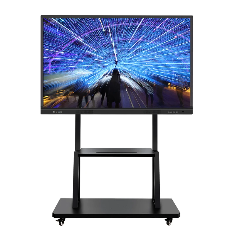 INGSCREEN 75 inch 12 series Wireless screen sharing 4k Android 14 touch screen whiteboard school interactive flat panel