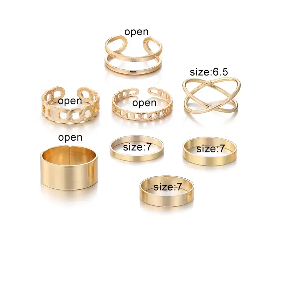 Rock Silver Plated Fashion Hip-hop Rings Women Men Custom Jewelry Gold Vermeil Silver Fashion Yellow Birthday Gift Jewelry