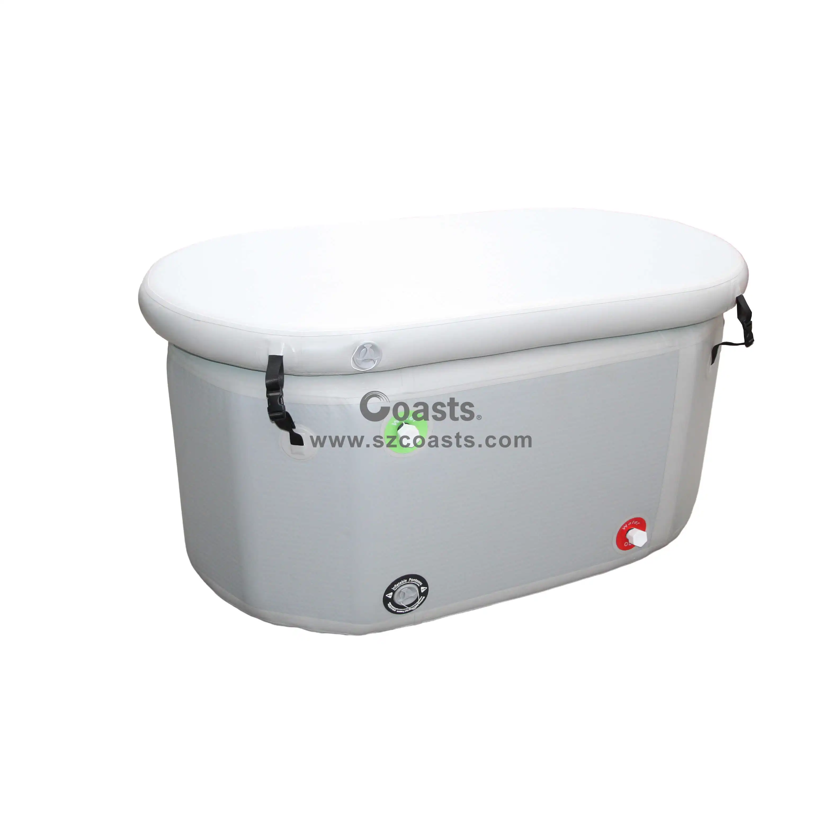 New Design Custom Portable Folding Inflatable Ice Bath Tub Soaking Bathtub Inflatable Ice Bath With Chiller