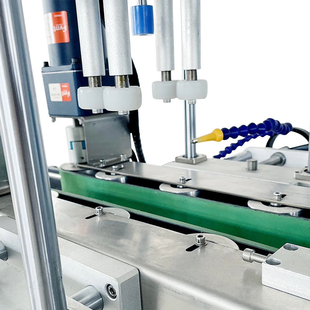 YK P3L04H Full Automatic Jar Water Bottle Liquid Soap Juice Perfume Filling Capping And Labeling Machine production line