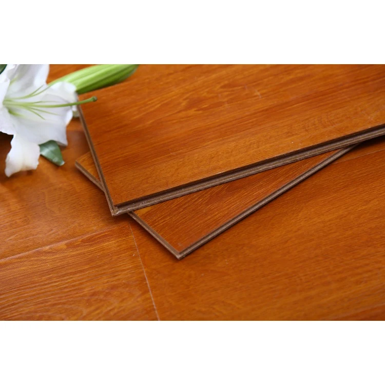 
Supplier price laminate floor waterproof matte dark wood laminate flooring 