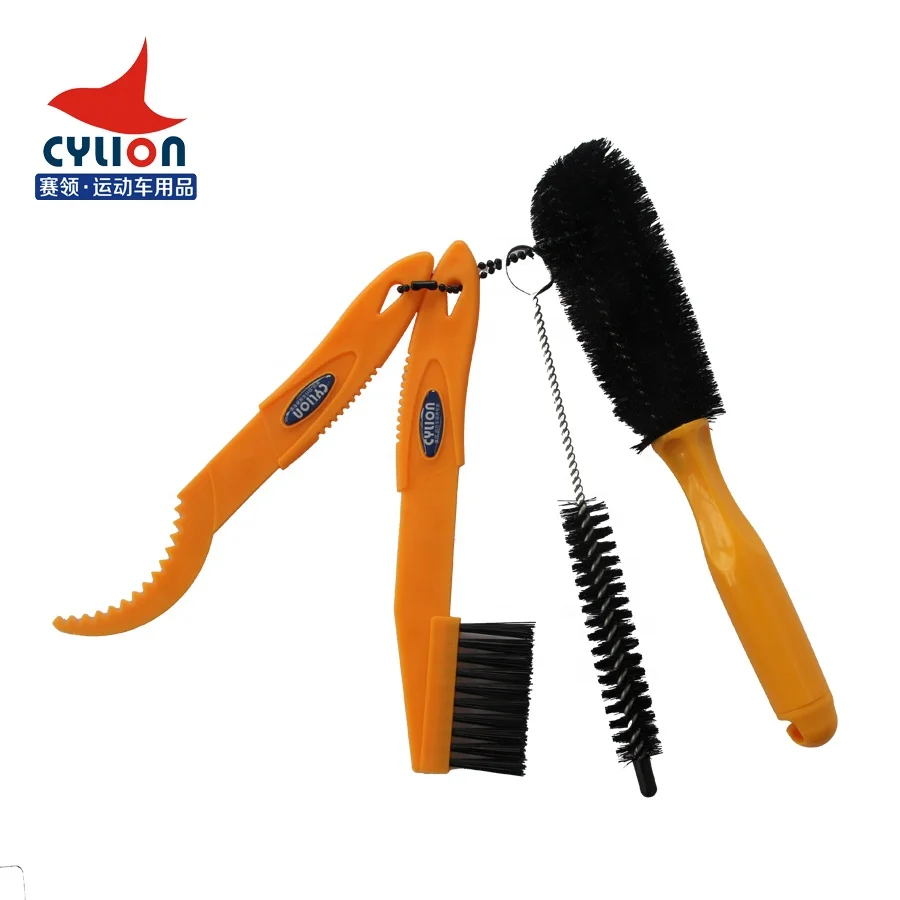 
Cylion Best Bicycle Cleaning Tool Sets Bike Chain Cleaner Tool Tire Cleaning Brush With Sponge Bike Accessories 