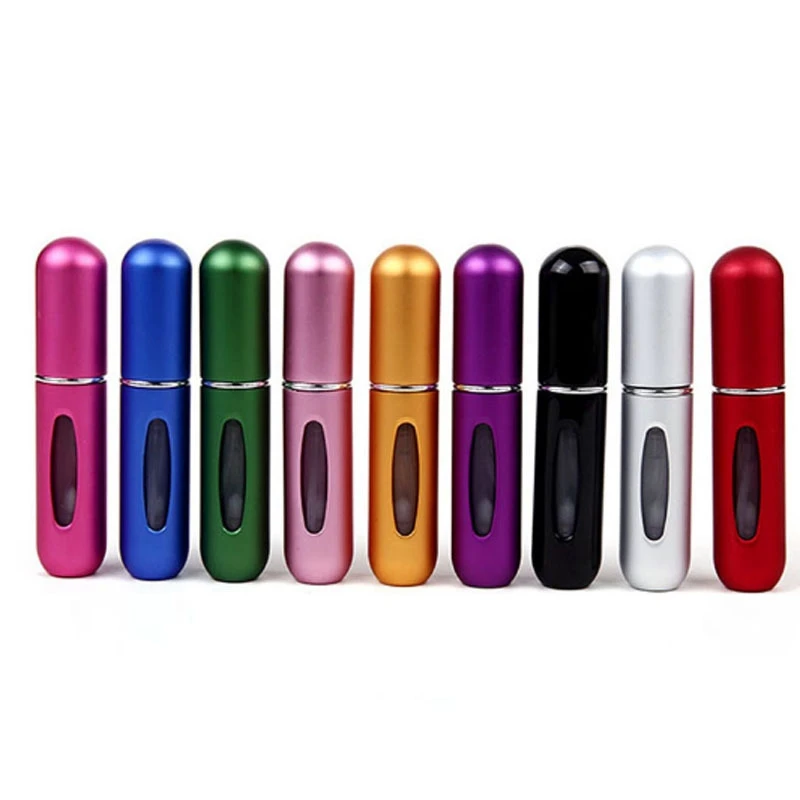 
Pocket small 13 Colors 5ml 8ml 10ml Portable Mini Perfume Bottles Sprayer Pump Empty Refillable Parfum Spray Case For Traveler 