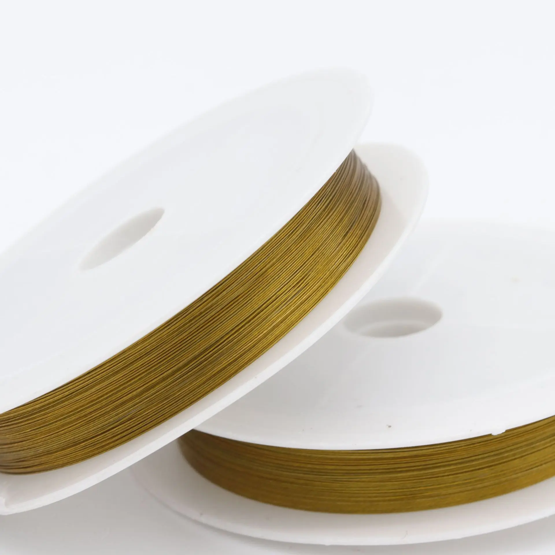 Wholesale 0.25mm 0.3mm 0.45mm Stainless Steel Wire Chain For Beaded Bracelet Necklace Jewelry Making