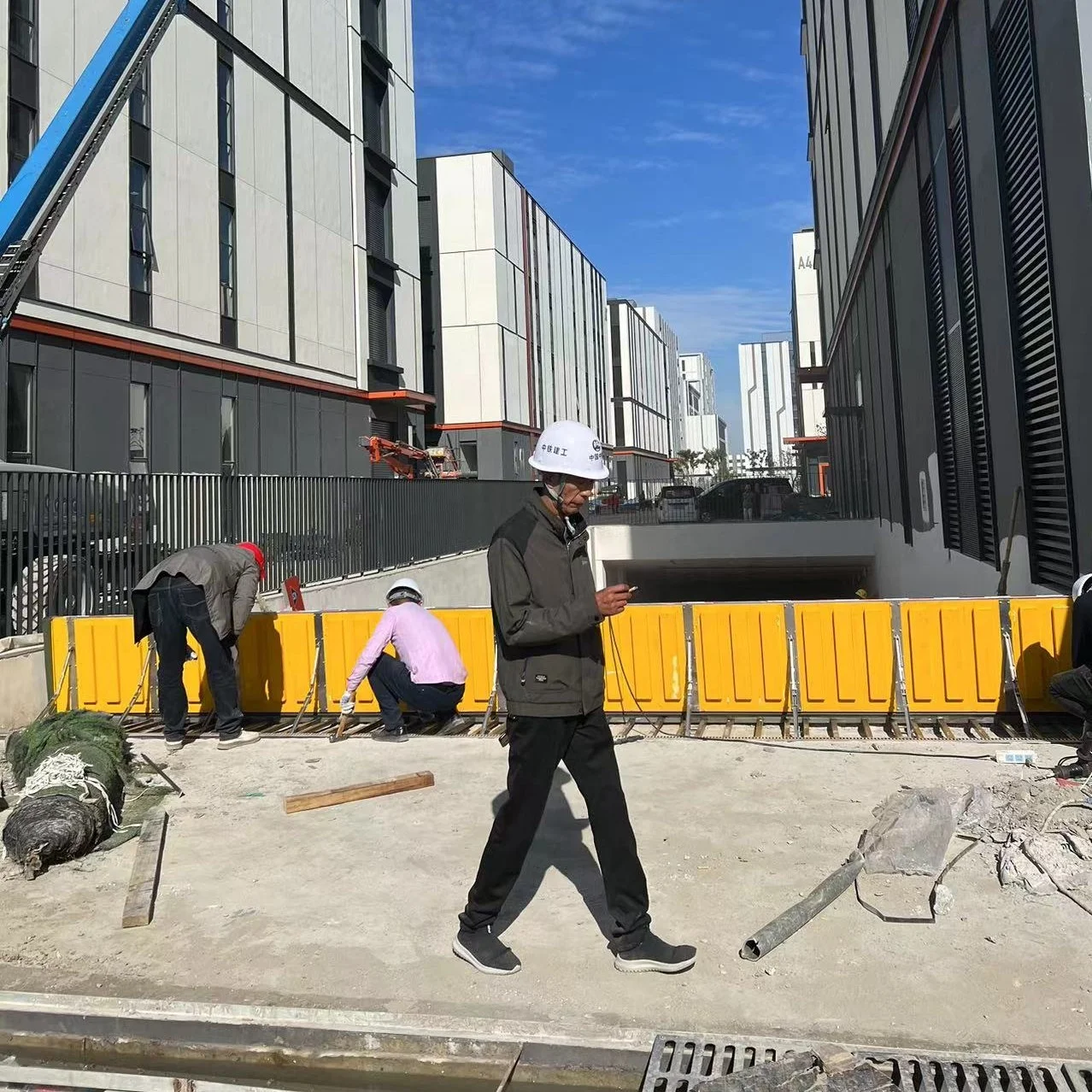 Automatic Flood Barrier Hydrodynamic Flood Gate Underground Garage Water Retaining Wall