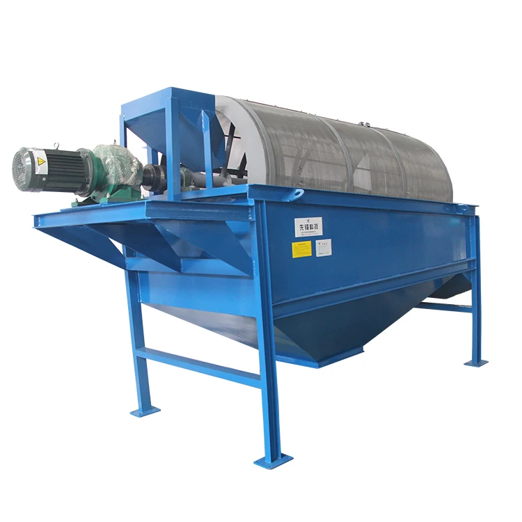 1 Ton/Hour soil trommel vibrating screen sieve machinery for industrial