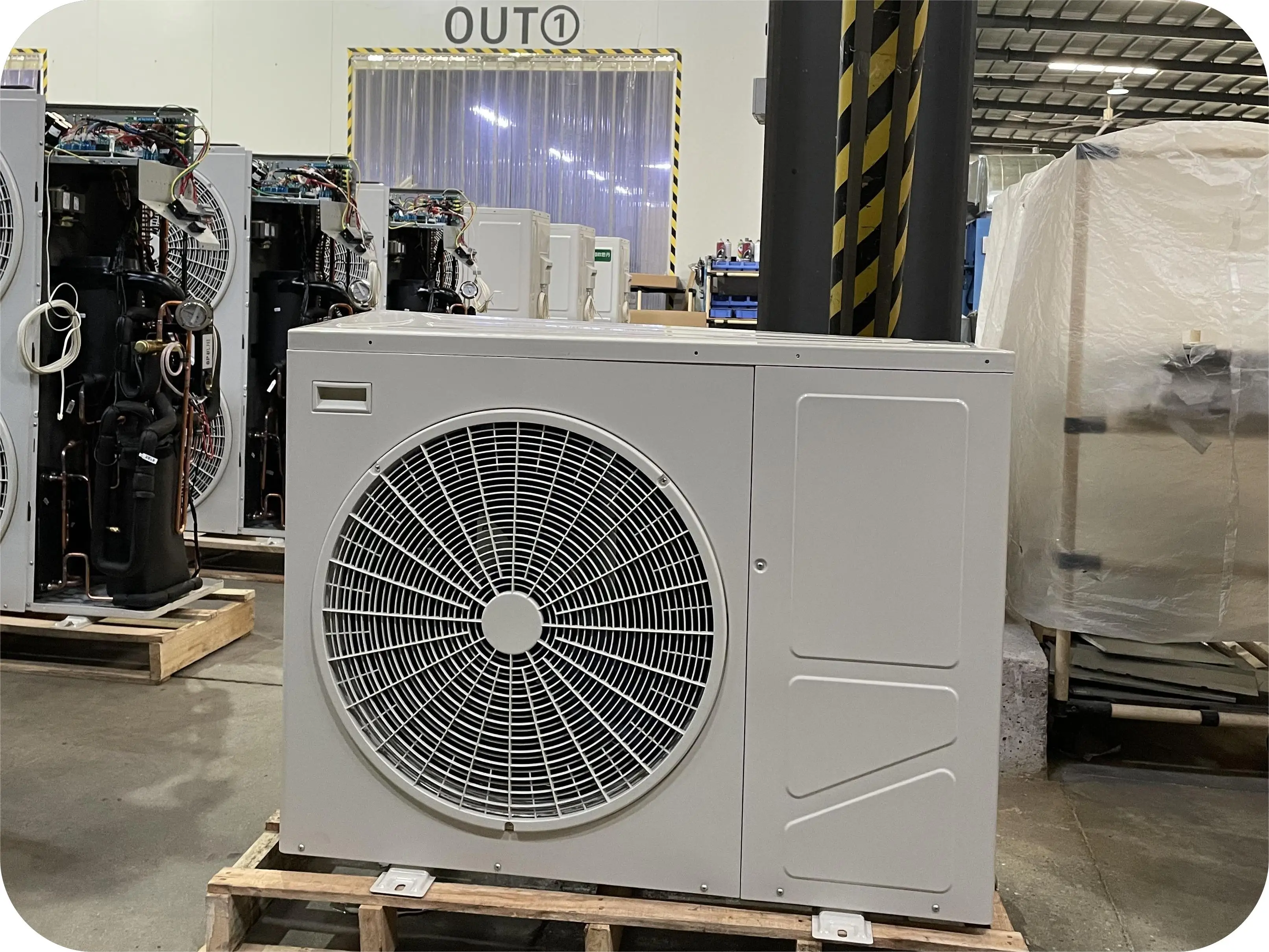 2022 Hot Selling  Factory Price R32 Air Source Heat Pump 3 in 1 Multifunction House Heat Pump Dc Inverter Heat Pump