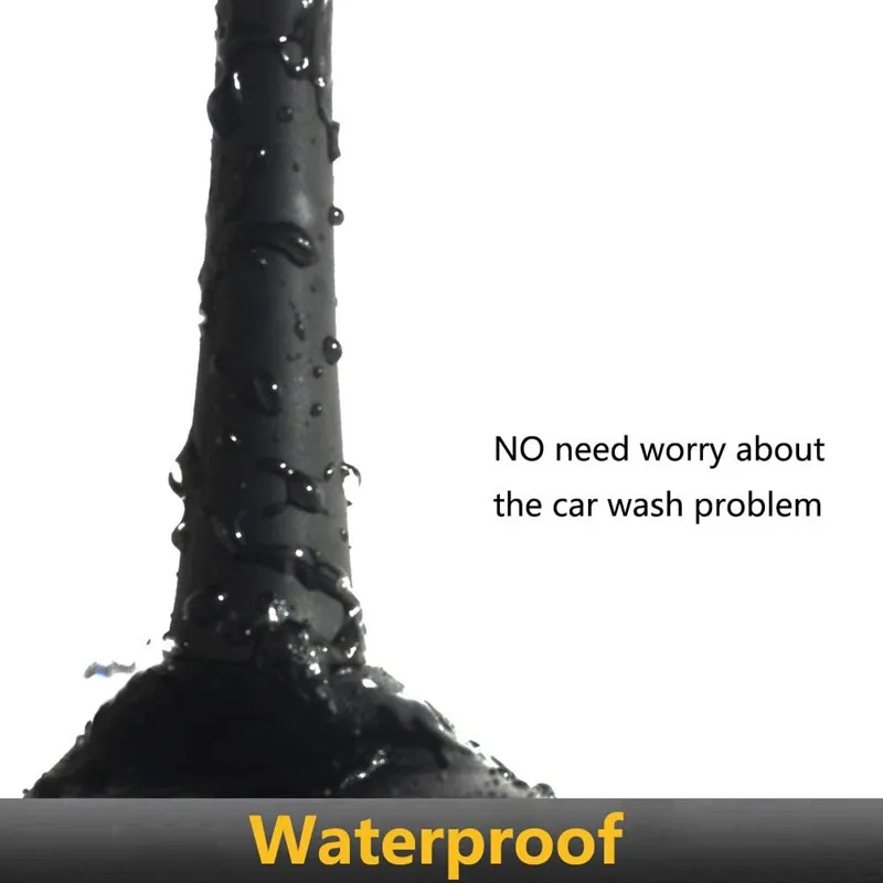 Carbon Fiber Cars Antenna External FM/AM Glaze Car Radio Antenna with Strong Signal Auto Antenna Refitting Supplies