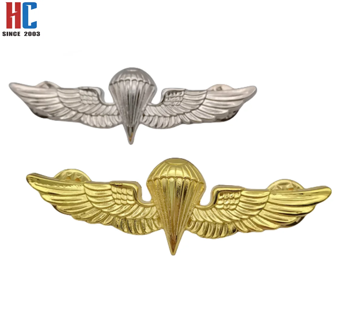 20 Years Factory Custom UAE Dubai 3D eagle badge with Strong magnet