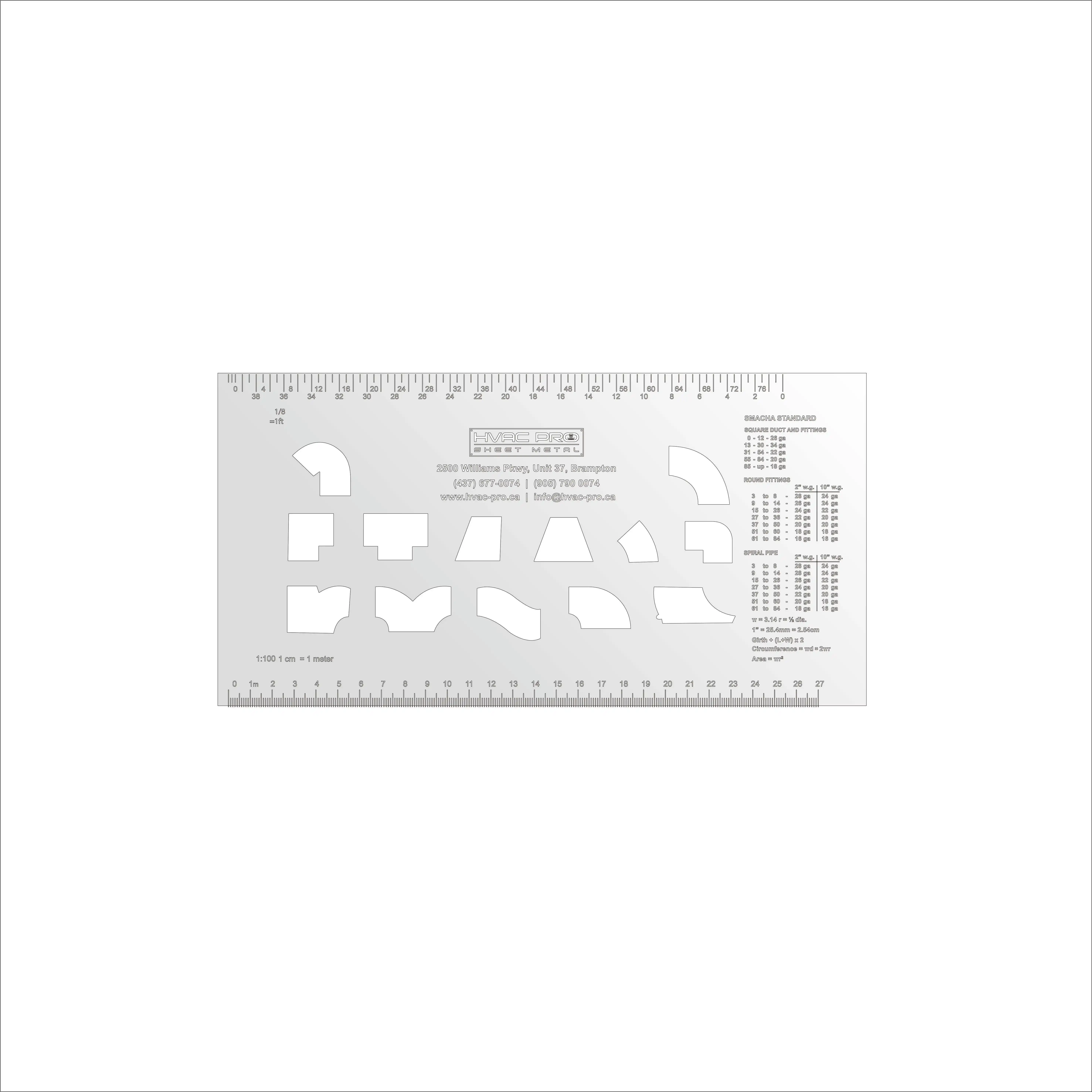 Metal Stencil Journal Ruler Stainless Steel Stencils Kit Metal Notebook Stencil Templates for DIY Engrave Geometry Style HVAC