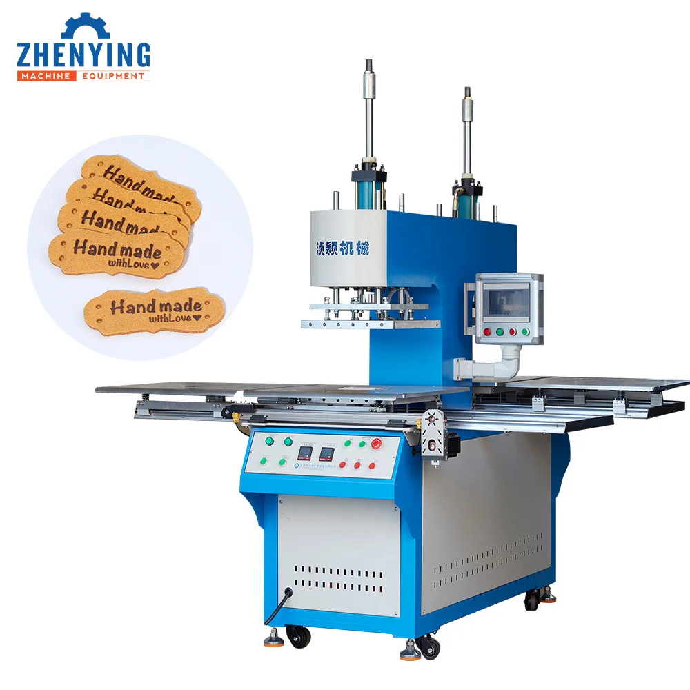 Double head embossing fabric machine/large new garment embossing machines