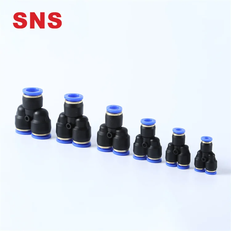 Sns Spy 3 Three Way Male External Thread Air Fittings Pneumatic For Hose