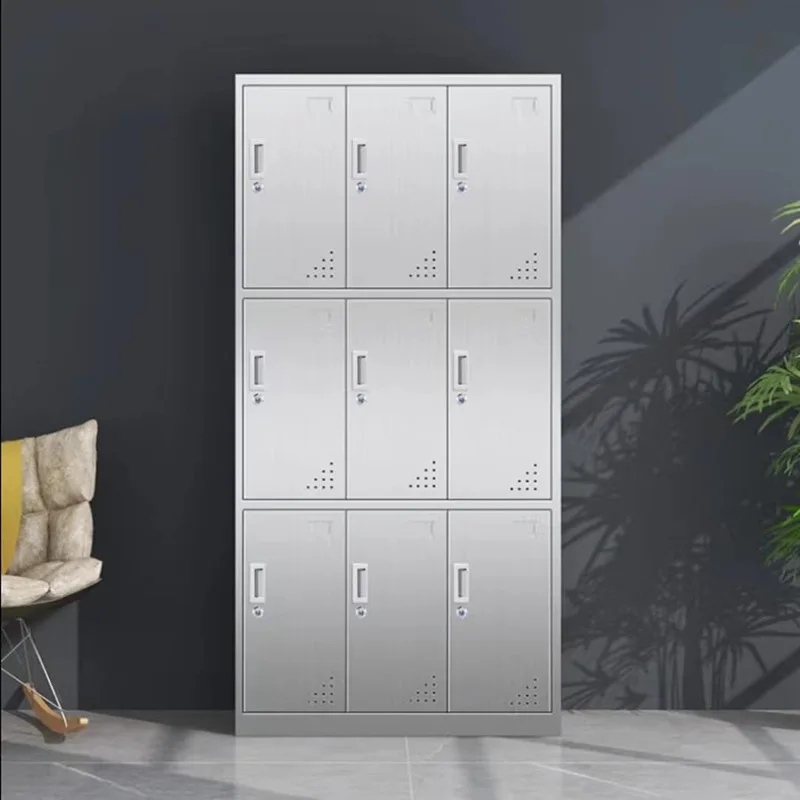 Шкафчик для дома школы спорта офиса раздевалки картотеки разборный стандартный металлический шкафчик из нержавеющей стали
