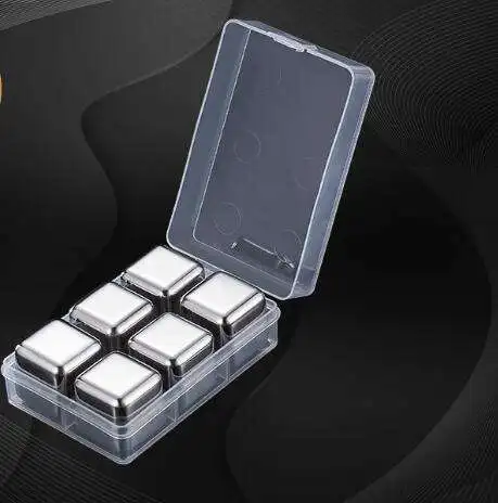 Reusable Chilling Stones 304 Stainless Whiskey Ice Cube Set For Bar Accessories