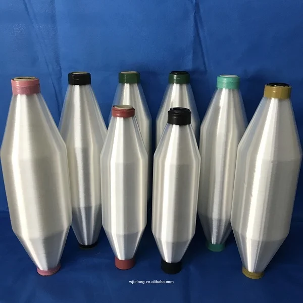 Горячая Распродажа от производителя 20D/1F 20/1 нейлон полиамид 6 цветов цветная пряжа Круглая Яркая черная тонкая окрашенная черная пряжа DDB для вязания