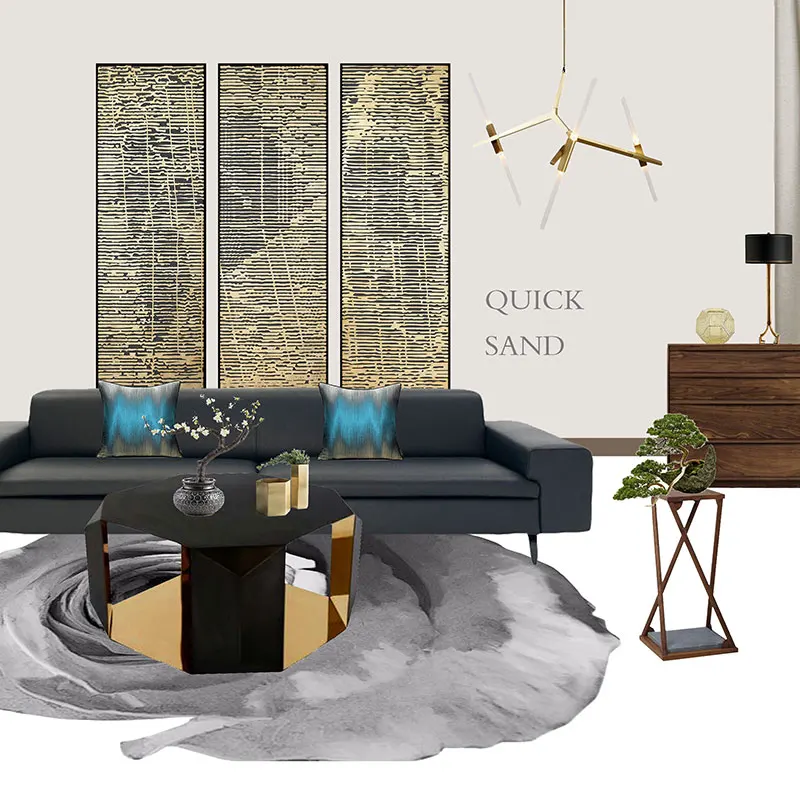 wholesale Creative original design Mixed Media 3D hanging artwork modern frame wood wall art