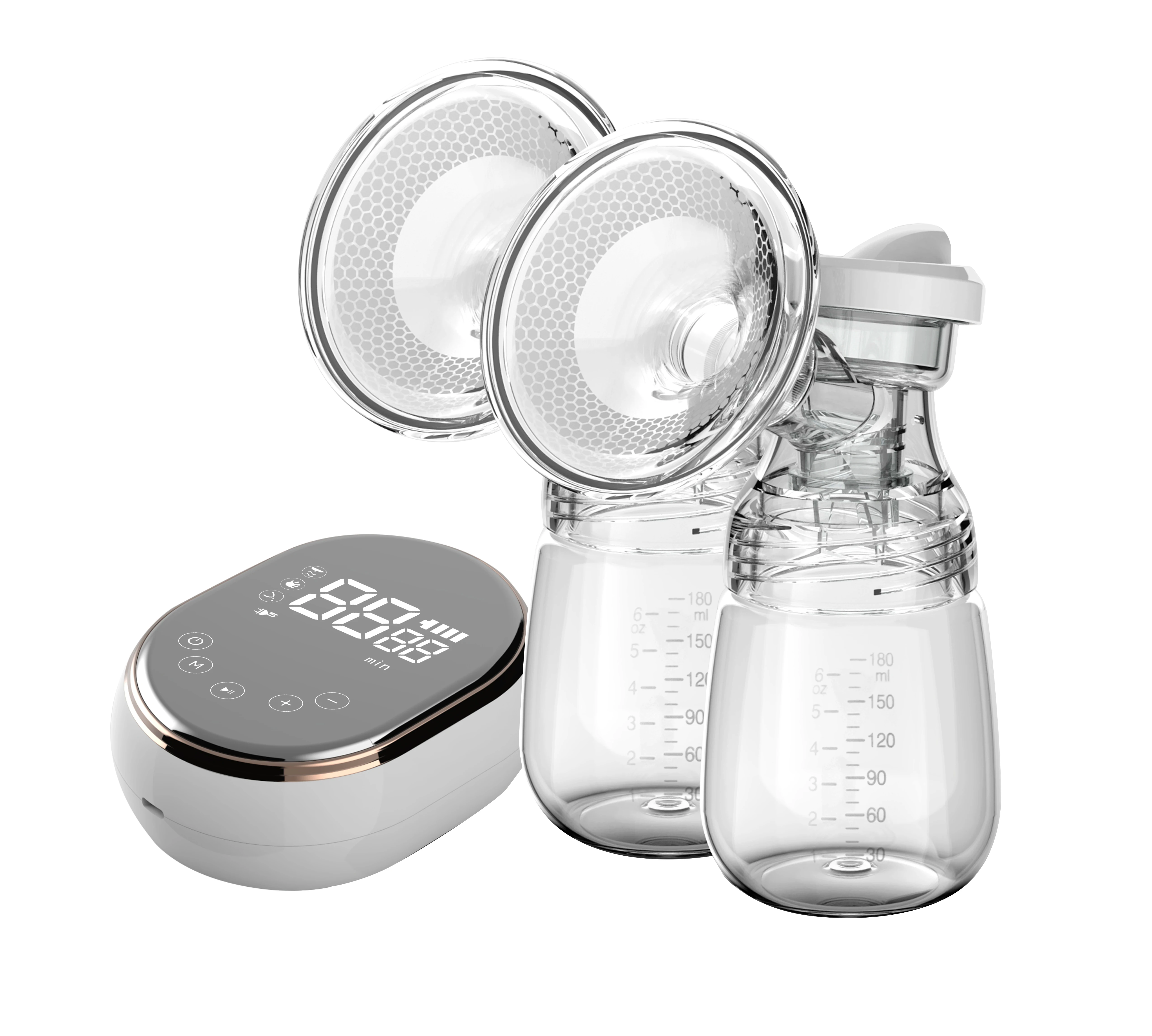 Top Selling Multi Function OEM ODM Silicone Smart double electric breast pump factory