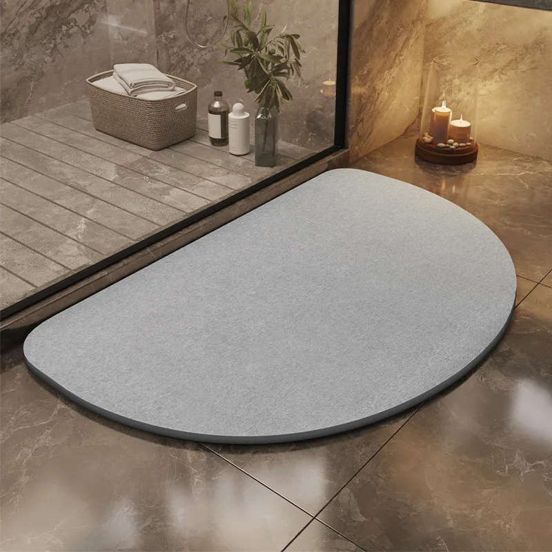 New hot sale bath mat diatom mud mat carpet absorbent home kitchen diatomaceous earth foot mat Hard floor oval