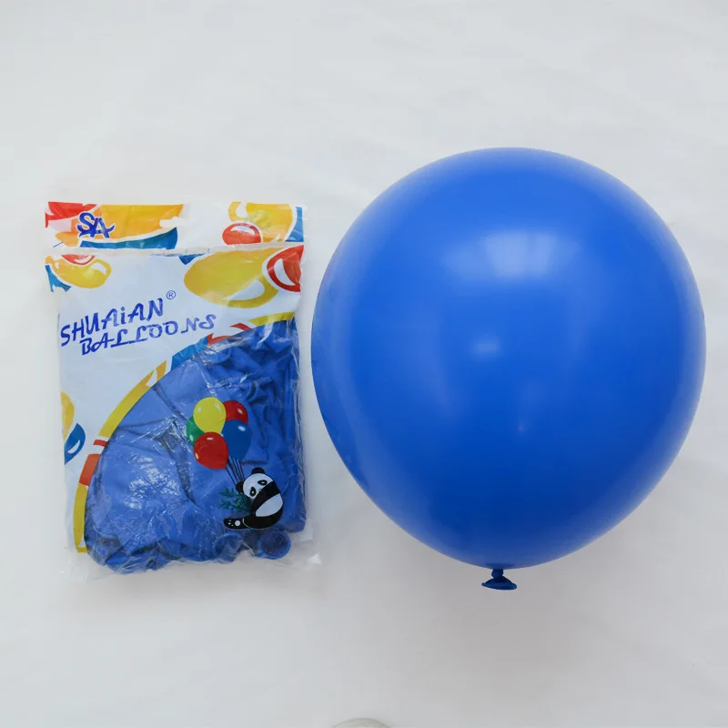 Wholesale 18 Inch 50 pcs Pack Assorted Colors Rainbow Balloons Matte Latex Colorful Balloons for Various Party Ballon Decoration