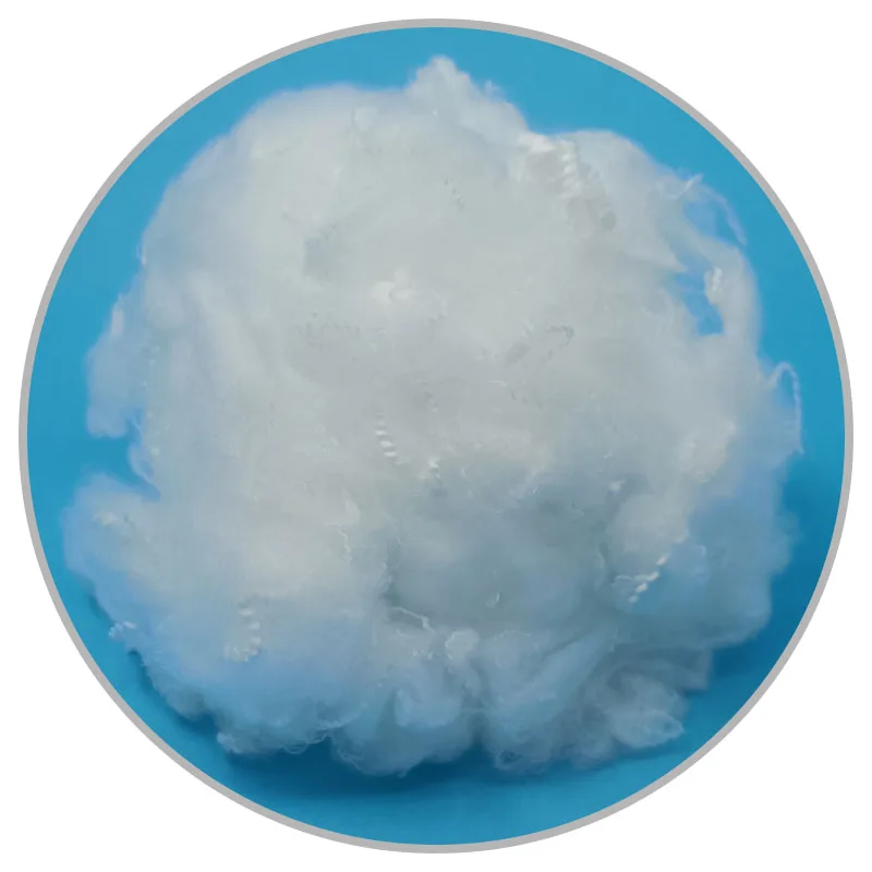 White Polylactic Acid Fiber PLA fiber for nonwoven fabric