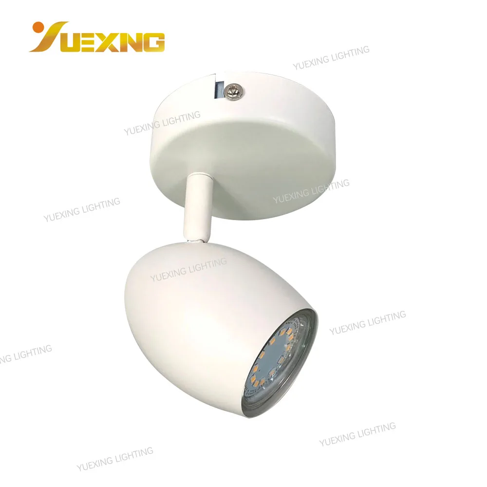 Double  Four head led ceiling home spot round shaped halogen ip20 market spot bar lamp