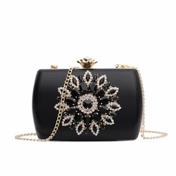 Wholesale Luxury Diamond Evening Bags Women trendy Rhinestone Clutch Bags
