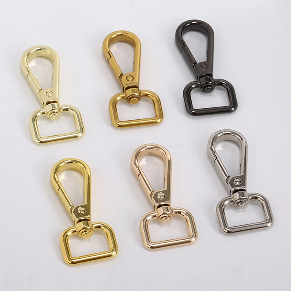 Wholesale  Zinc Alloy bags accessories  rotating Snap Hook clip luggage accessories luggage hardware Webbing Keychain Hooks