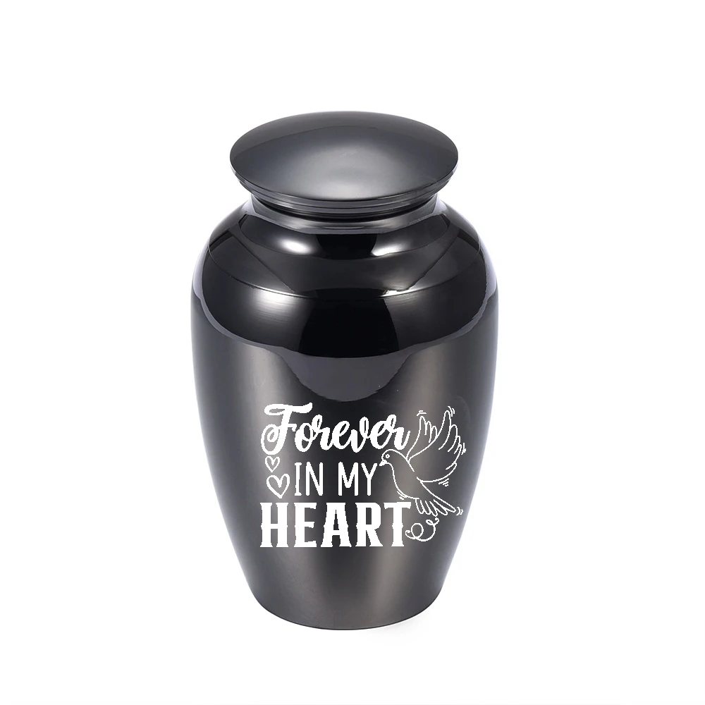 Small Keepsake Urns for Human/Pet Ashes Mini Cremation Urn for Ashes Memorial Ash Holder with pretty package bag Lock belt gift