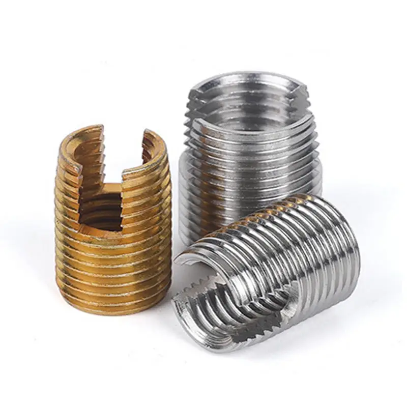 OEM Customizable M5 Self-Tapping Slotted Thread Inserts Support Custom Product Category