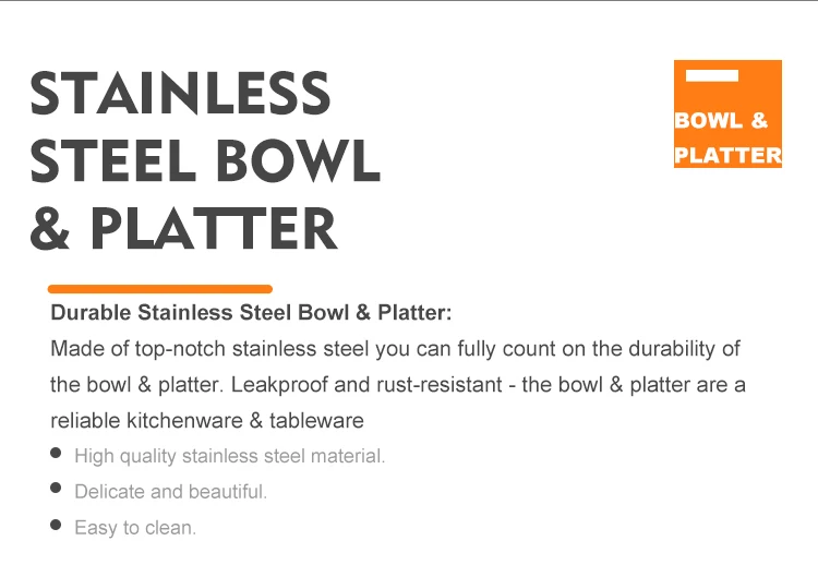 SS Bowl & Platter