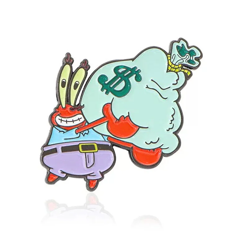 High Quality Manufacturer Wholesale Custom Logo Badge Pins Personalised Cute Cartoon Enamel Badge Baking Lacquer Craftsmanship