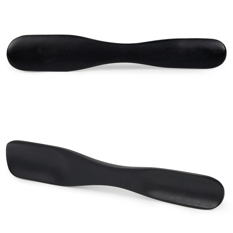men women lazy high quality 25cm long wooden shoe shoehorn black