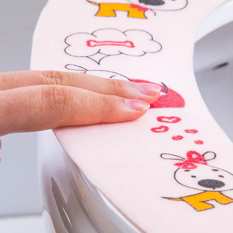 Winter toilet seat ring toilet cover toilet seat cushion paste type non marking universal