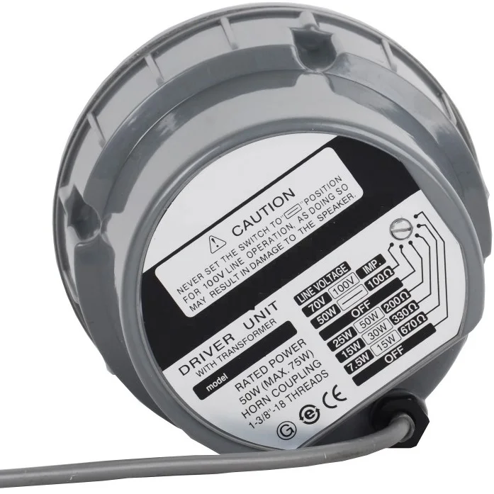 HD50TA 50W PA Outdoor Mosque Muslim IP56 Horn Speaker Driver Unit