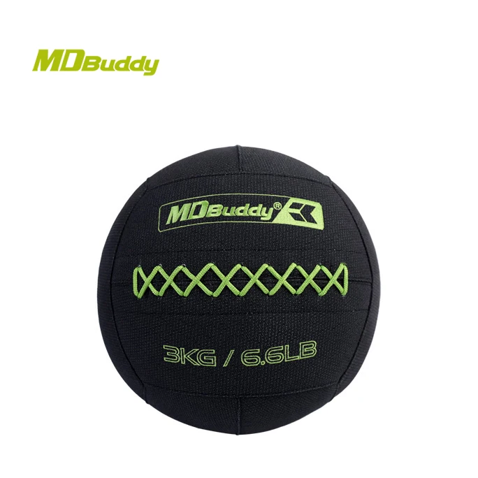 Тренировочный медицинский мяч MDBuddy 10 кг тяжелый из мягкой резины настенный с пользовательским логотипом