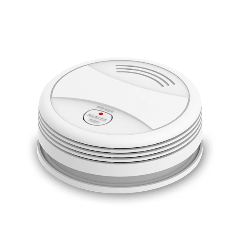 Smart Plastic Cover Fire Alarm System Wireless Sound Siren Tuya Wifi Co Smoke Alarm Detector Manufacturers