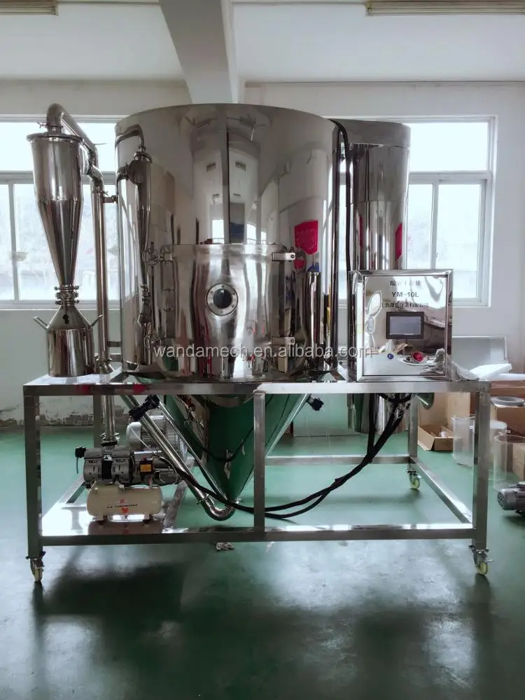 CE Certificated LPG-5 Lab Scale Spray Dryer Mini Atomizer Food Chemicals Electric Heating