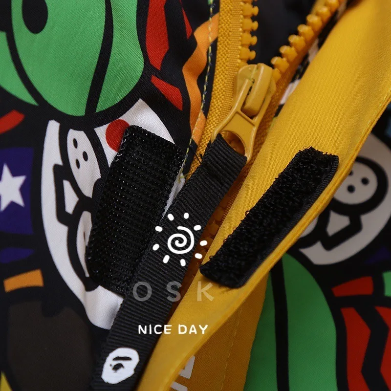 popular printed children jacket keep warm kids boys cotton padded coats