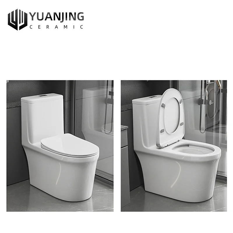 Ceramic Water-saving Silent Integrated Siphon Odor Proof Toilet Project for Small Household Water Flush Toilets and Bathrooms