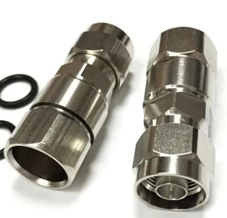 Factory direct sale N male plug straight clamp rf connector for 1/2 inch feeder cable LDF4-50A cable for DAS IBS