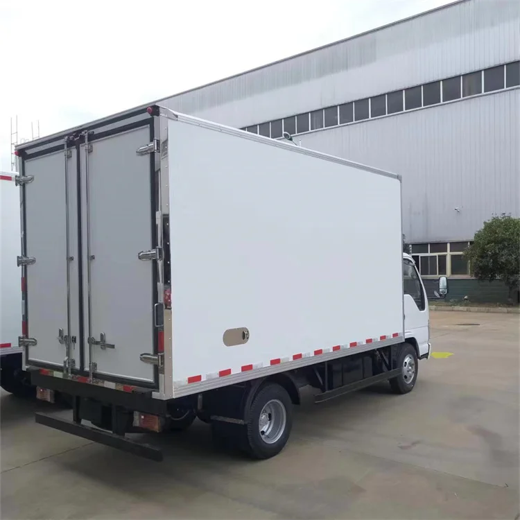Good value ISUZU 4M refrigerator trucks freezer vehicle refrigerated van chill car cold box truck  furgoneta frigorific