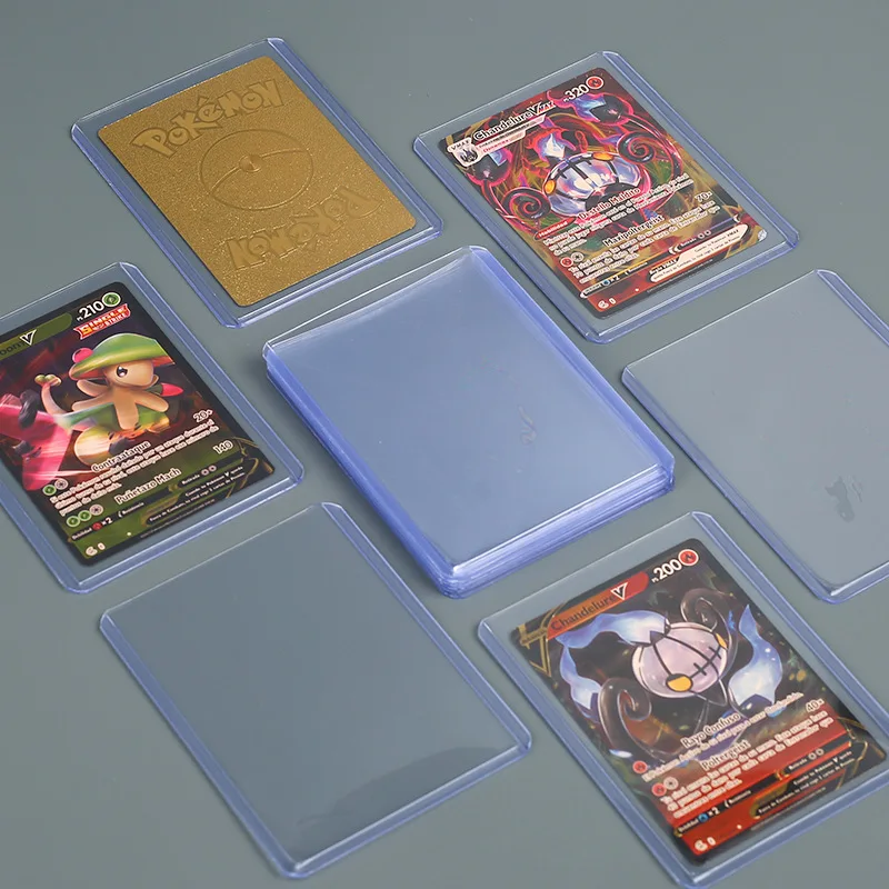 Low Price 3X4  Inch Trading Card Protective Sleeves 35 PT To 360 PT Super Clear Thick Holder Top Loaders Sports Card Holder