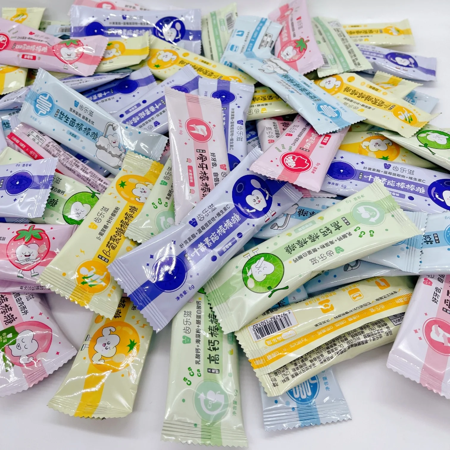 Custom Packaged Lollipop Candy Sugar Free Functional Lolli