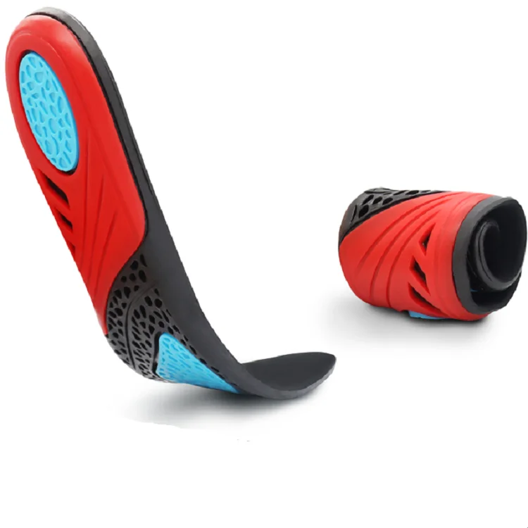 Высокоэластичная дышащая дезодорирующая спортивная стелька для поддержки стопы, впитывающая пот