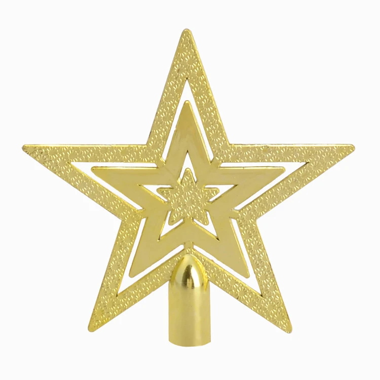 HU-276 Cheap Christmas Tree Topper Star for Xmas Decorations Holiday Seasonal Decor