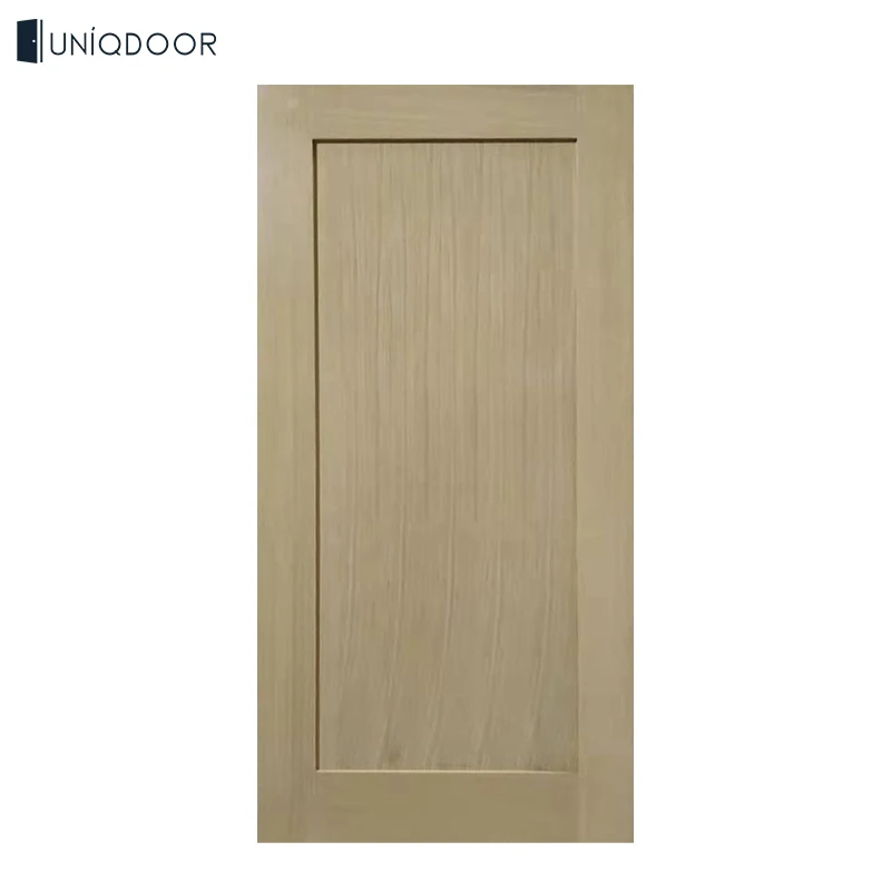 
Interior room one panel solid oak wood veneered shaker door 