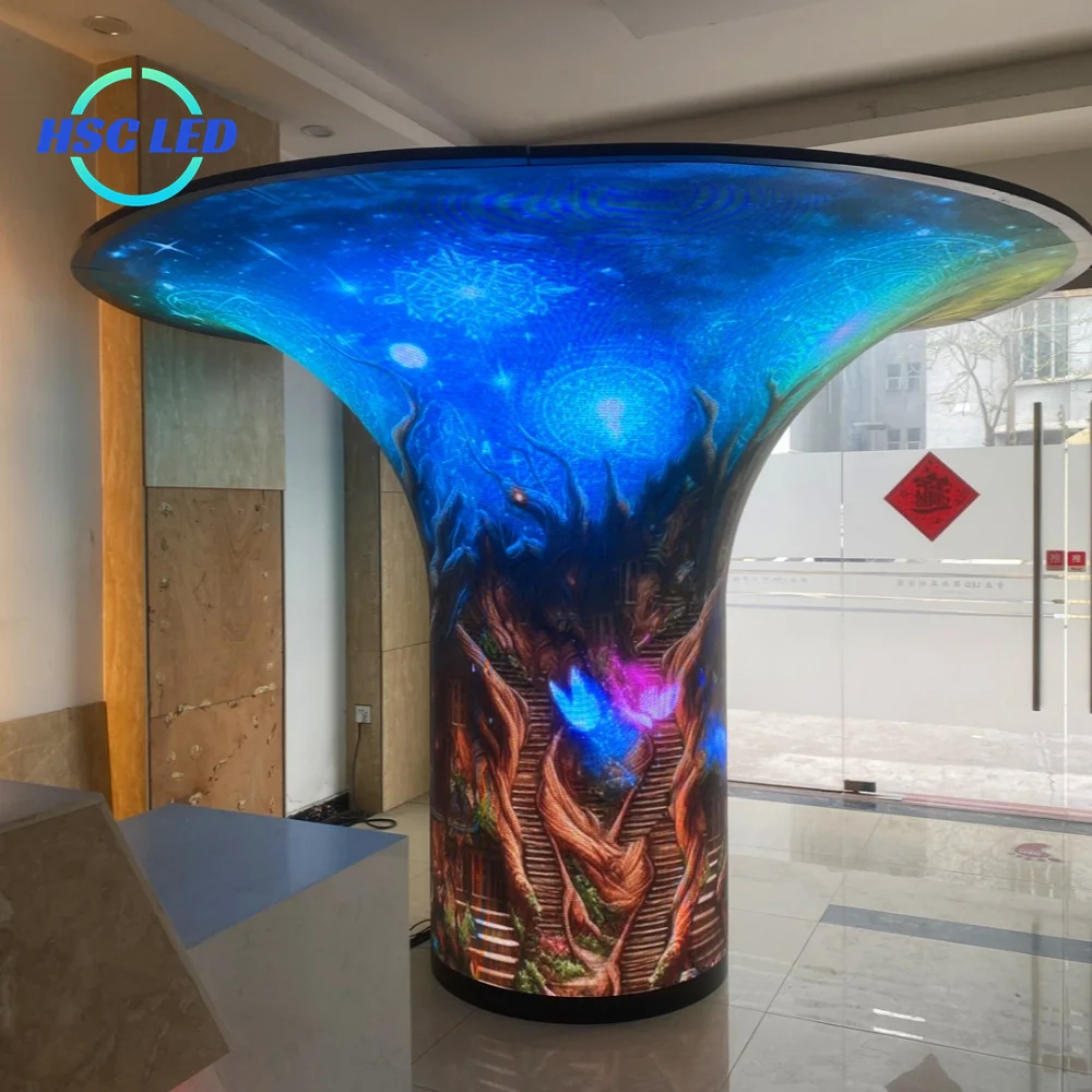 P2.5 Curve Led Display Soft Module Led Flexible Screen Flexible Module+GOB
