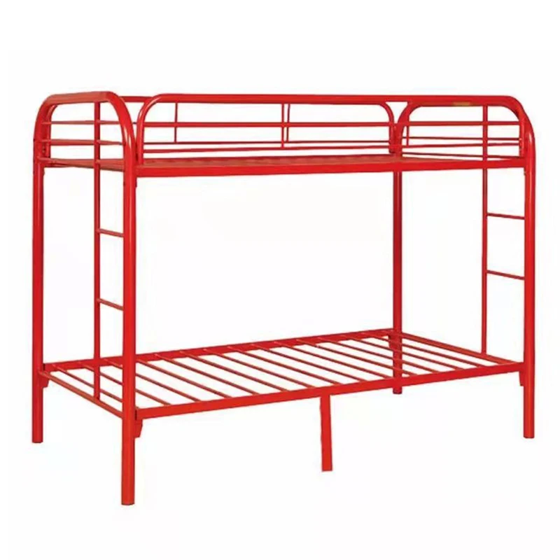 Bedroom Furniture Strong Frame Double Deck Design Up And Down Iron Steel Adult Bunk Metal Bed